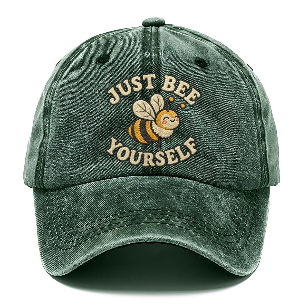 Bee Animal Puns Classic Cap – Forest Mist