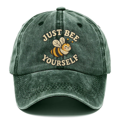 Bee Animal Puns Classic Cap – Forest Mist
