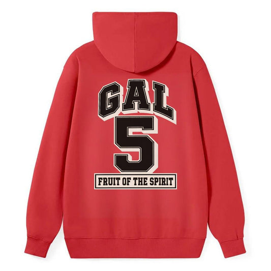Galatians 5 Varsity Chapel Varsity Classic Pullover Hoodie – Red