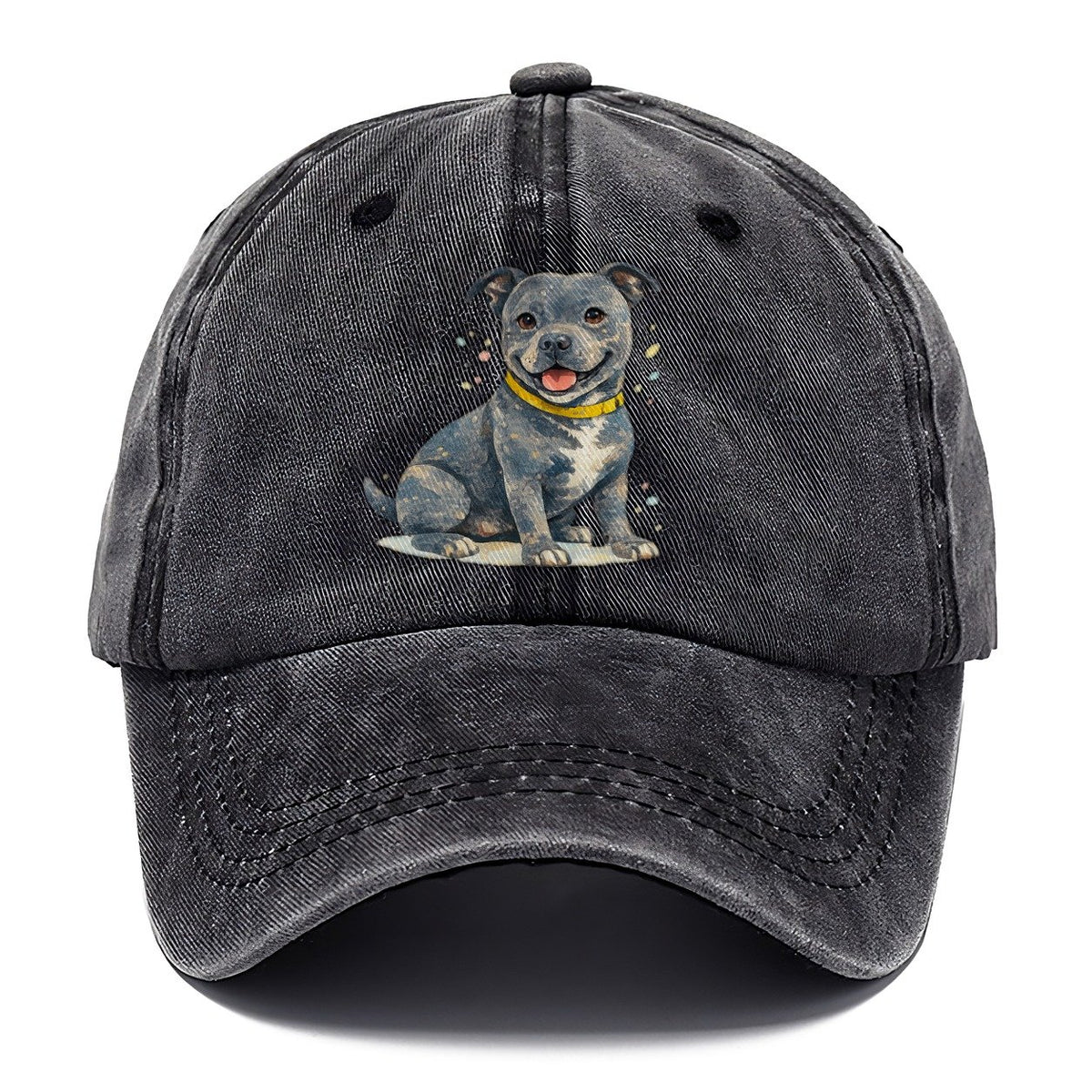 Staffordshire Bull Terrier Opposite Classic Cap – Graphite
