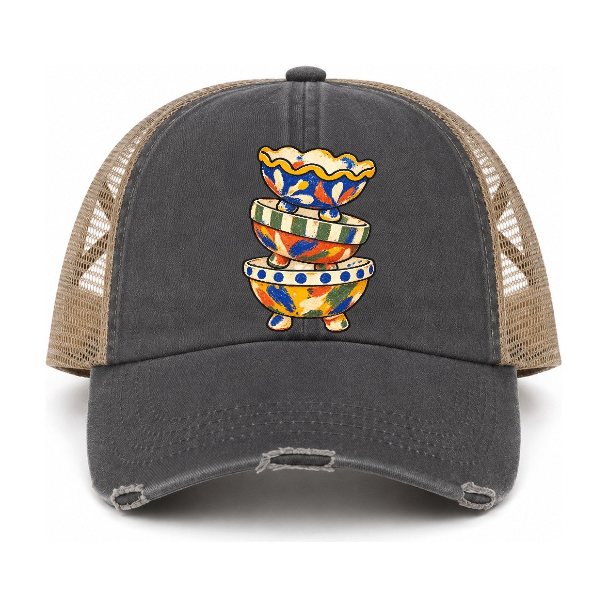 Charcoal-Khaki — front view