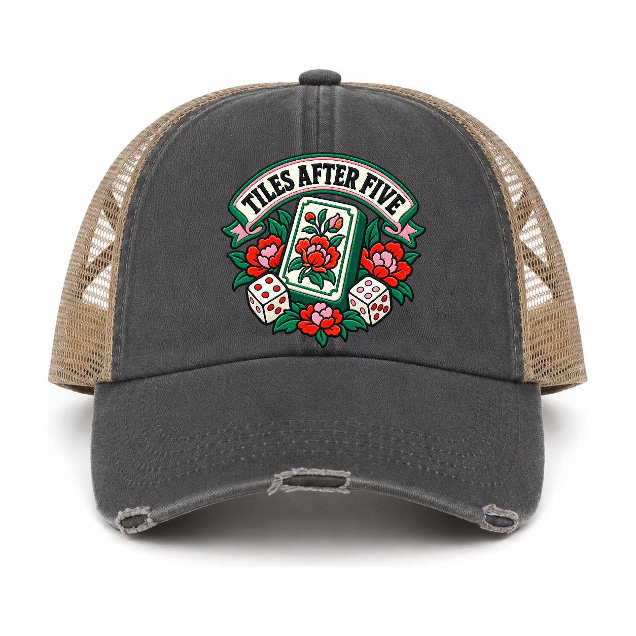 Charcoal-Khaki — front view