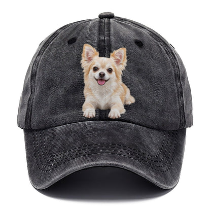 Chihuahua Lying Down Top Breeds Classic Cap – Graphite