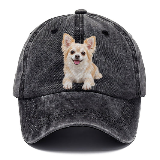 Chihuahua Lying Down Top Breeds Classic Cap – Graphite