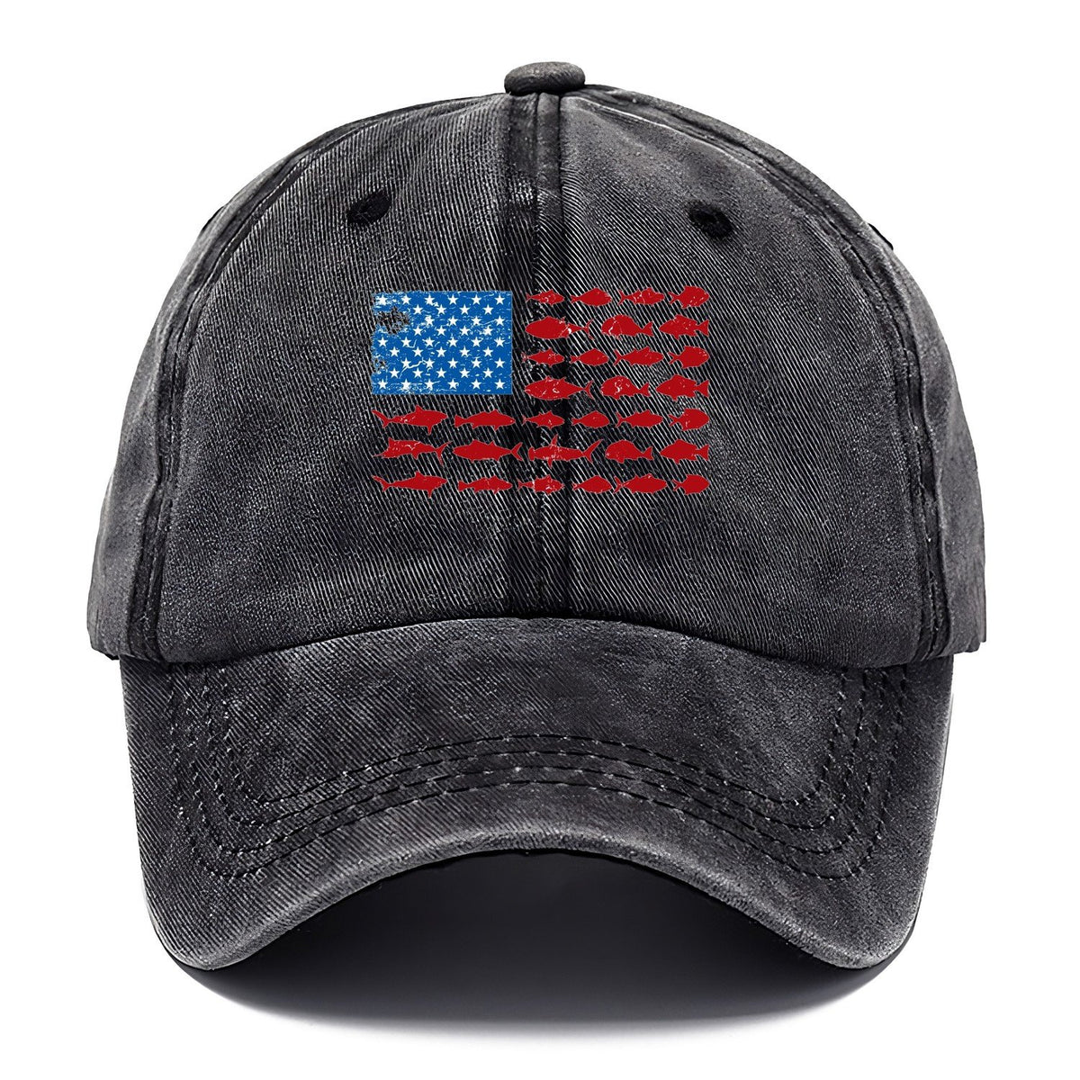Fish Flag Logo Classic Cap – Graphite