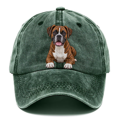 Brindle Boxer Classic Cap – Forest Mist