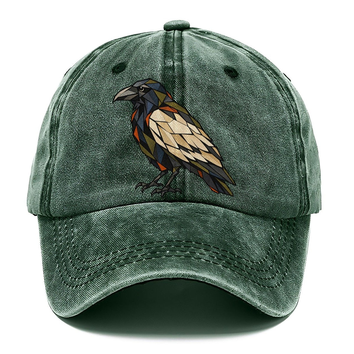 Common Raven Wildwood Mosaic Classic Cap – Forest Mist