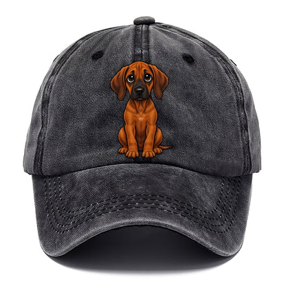 Rhodesian Ridgeback Sitting Sweetheart Classic Cap – Graphite