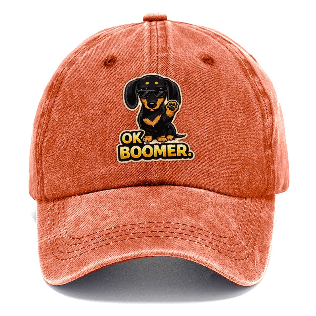 Dachshund Dismissing Generation Classic Cap – Terracotta Clay