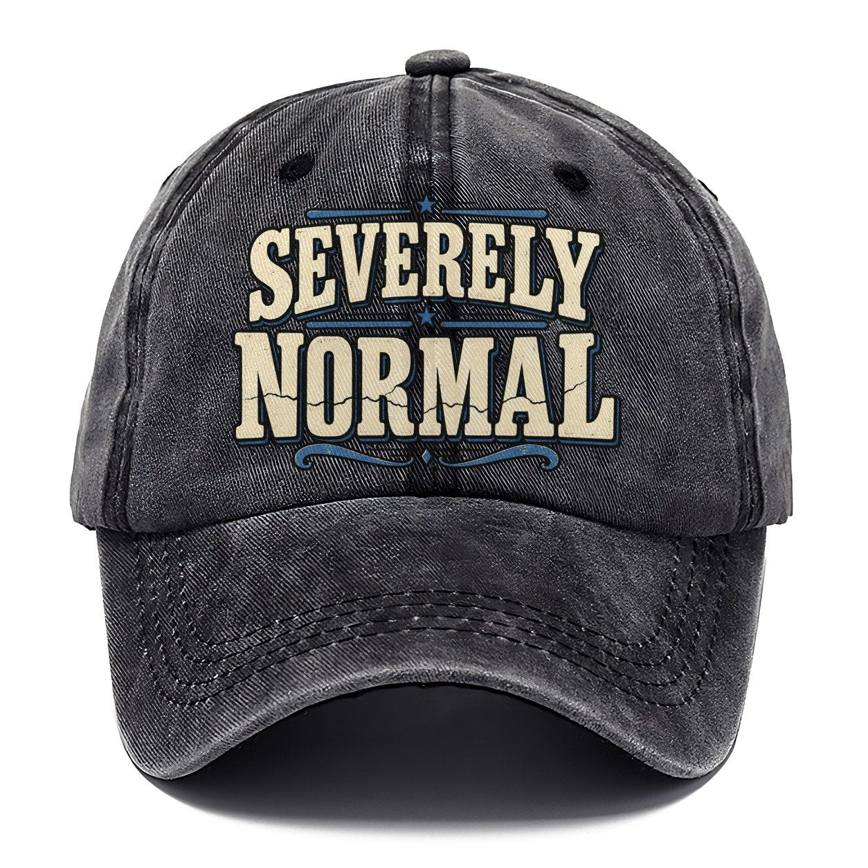 Severely Normal American Wit Classic Cap – Graphite
