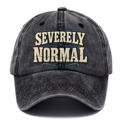 Severely Normal American Wit Classic Cap – Graphite
