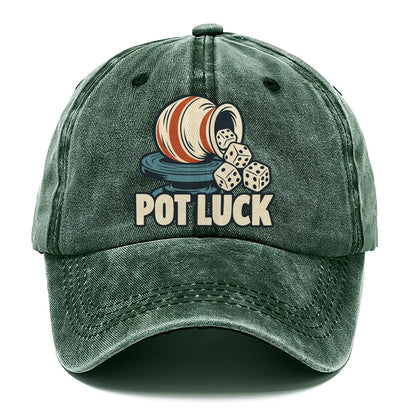 Pot Luck Familiar Punchlines Classic Cap – Forest Mist