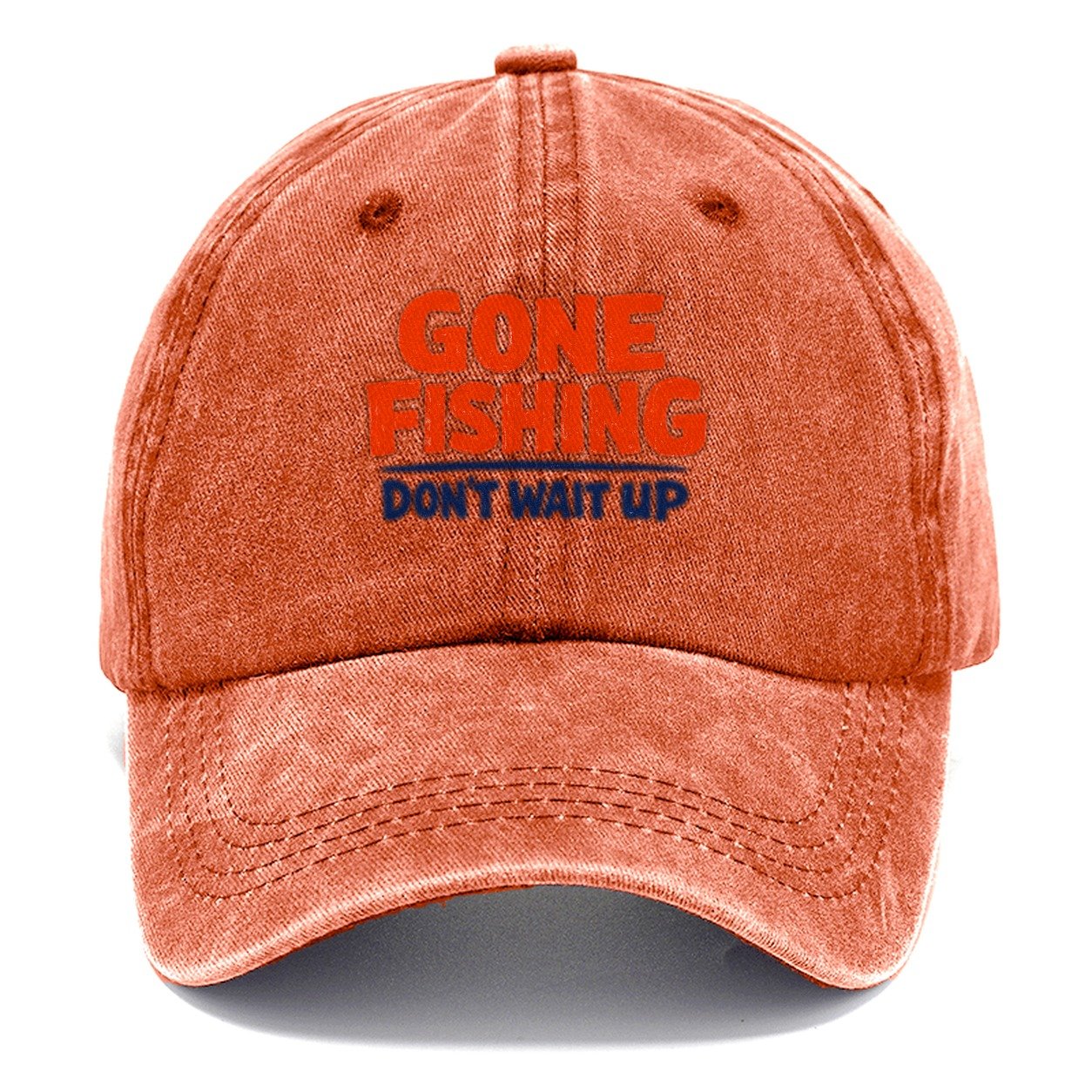 Gone Fishing Departure Classic Cap – Terracotta Clay