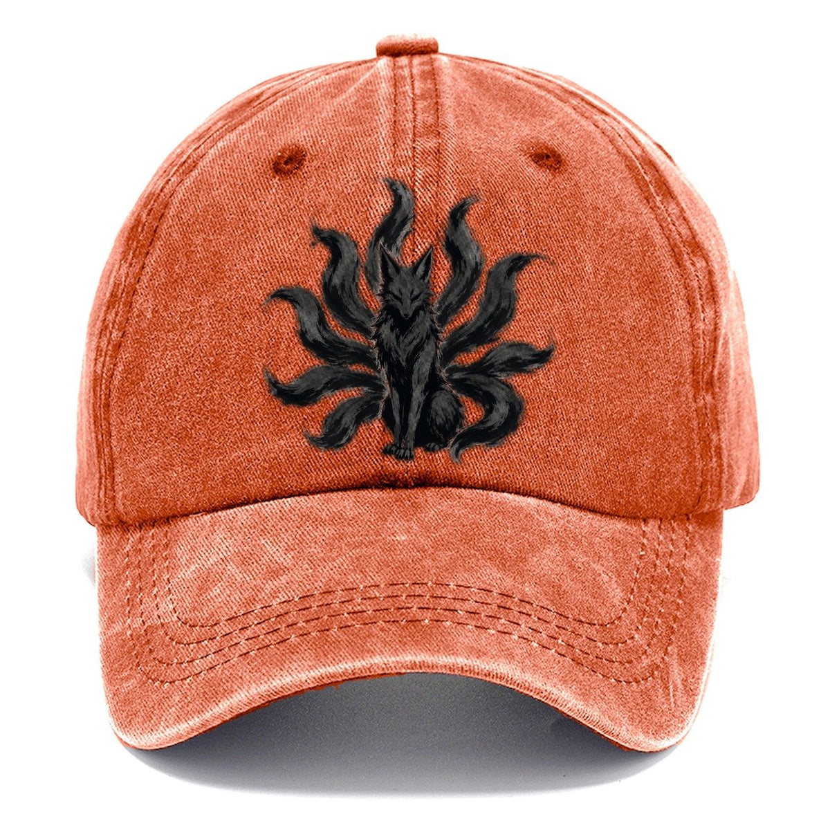 Kitsune Gestural Markings Classic Cap – Terracotta Clay