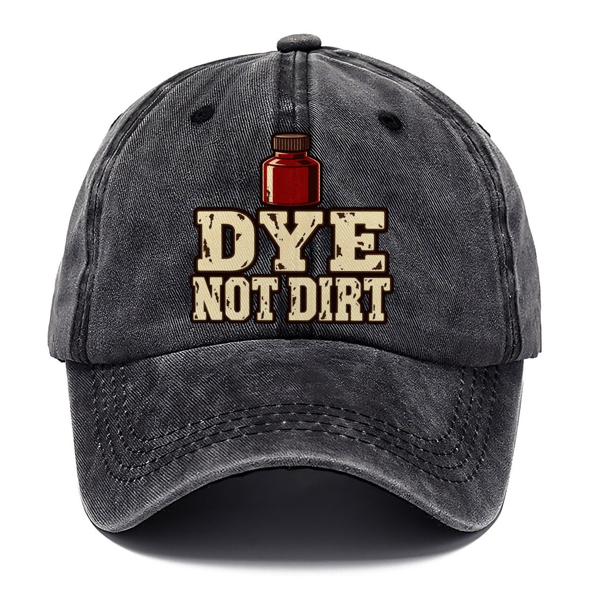 Dye Not Dirt Leathercraft Classic Cap – Graphite