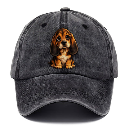 Bloodhound Sitting Sweetheart Classic Cap – Graphite