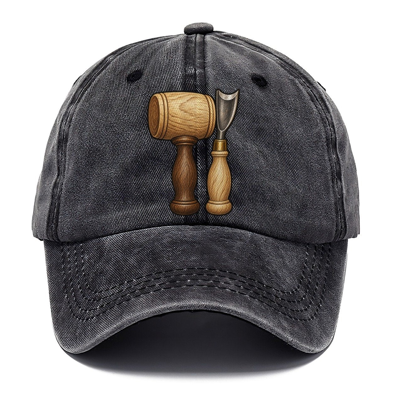 Carvers Mallet And Gouge Woodworking Classic Cap – Graphite