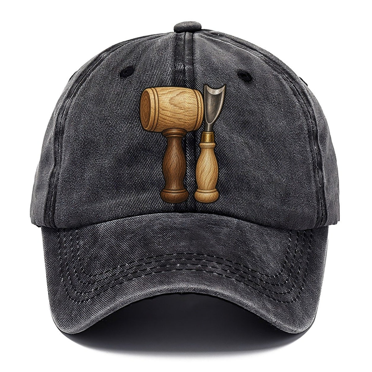 Carvers Mallet And Gouge Woodworking Classic Cap – Graphite