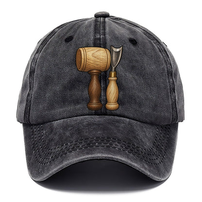 Carvers Mallet And Gouge Woodworking Classic Cap – Graphite