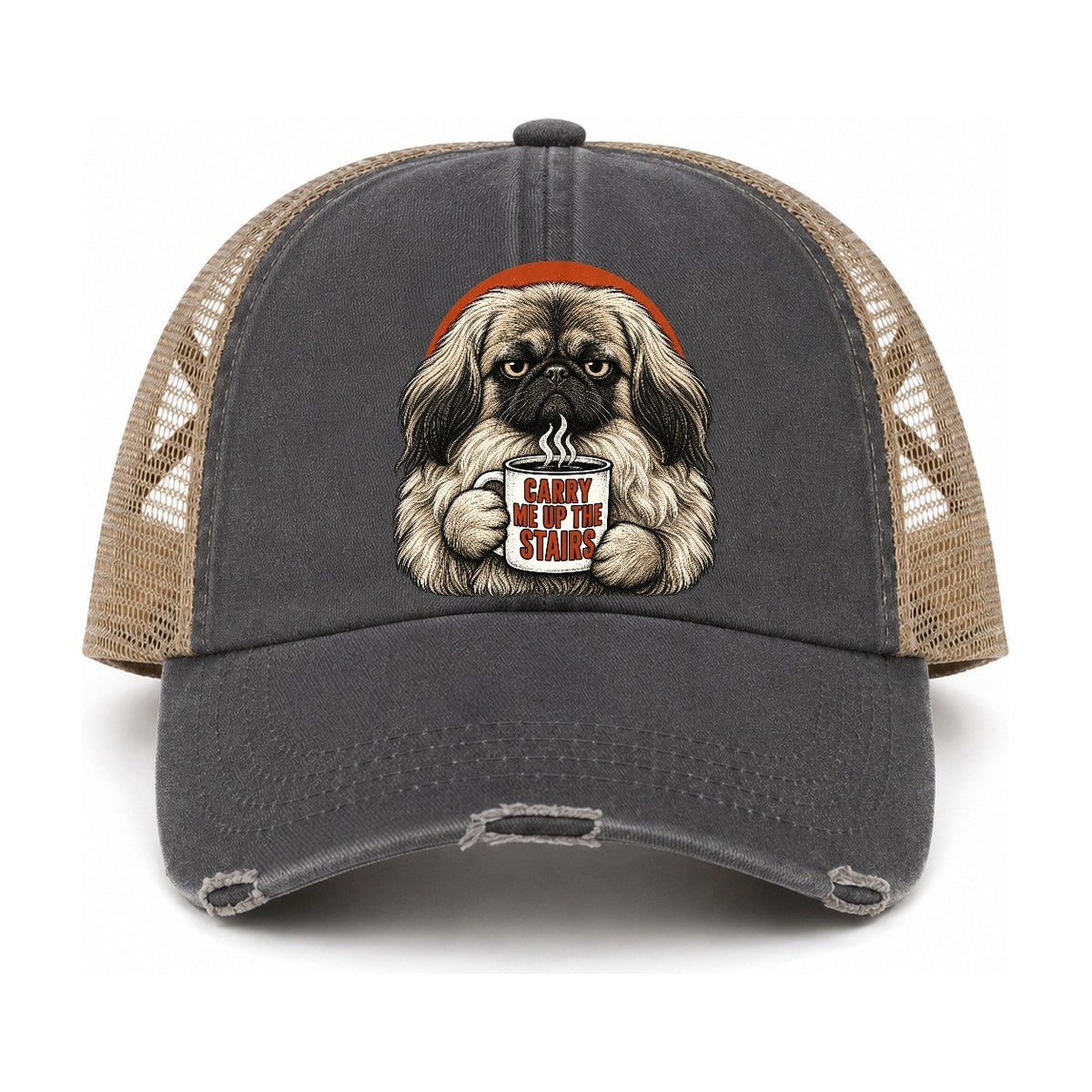 Charcoal-Khaki — front view