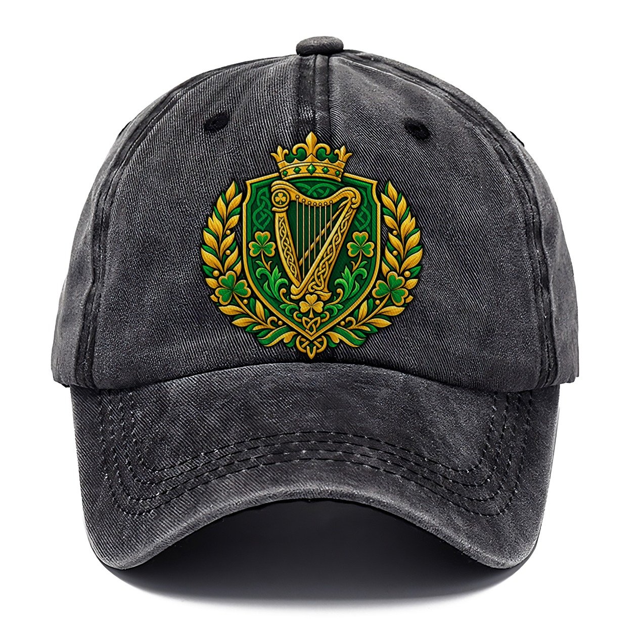 Ireland Heraldic Crest Country Logos Classic Cap – Graphite
