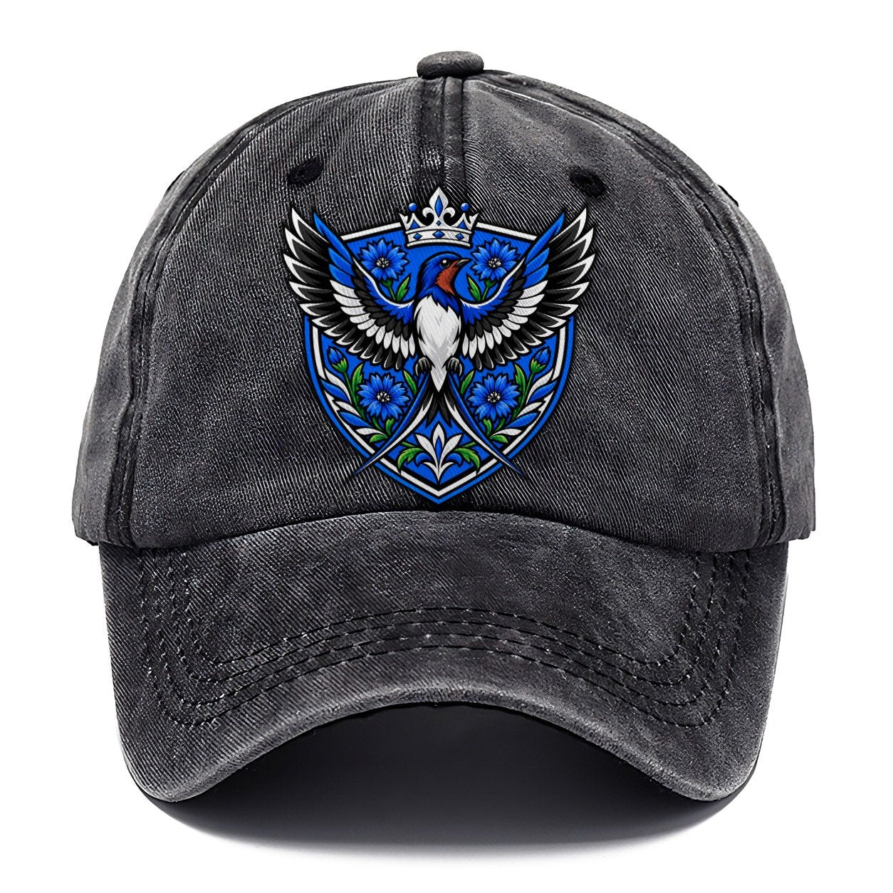 Estonia Heraldic Crest Country Logos Classic Cap – Graphite