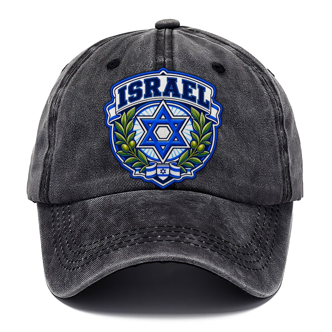 Israel Retro Badge Country Logos Classic Cap – Graphite
