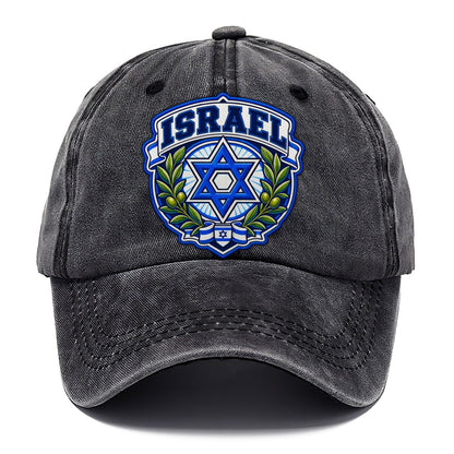 Israel Retro Badge Country Logos Classic Cap – Graphite