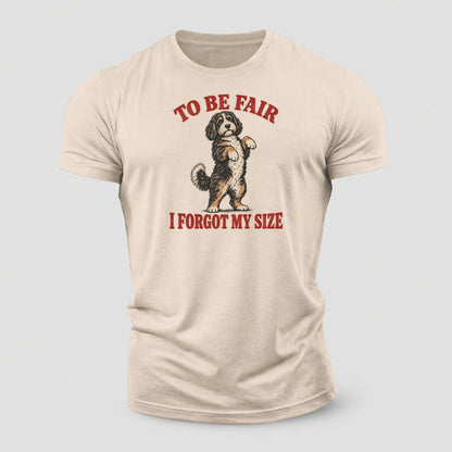 Bernedoodle Dog Declarations Cotton T-Shirt – Sand