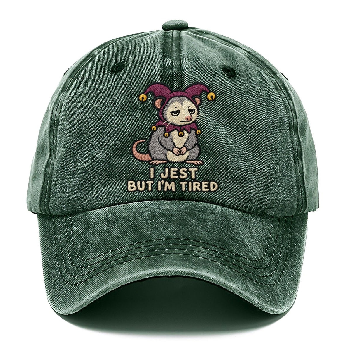 Possum Jester Weary Court Classic Cap – Forest Mist