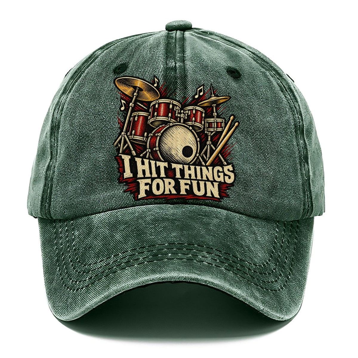 I Hit Things For Fun Classic Cap – Forest Mist