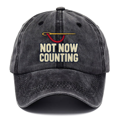 Not Now Counting Classic Cap – Graphite