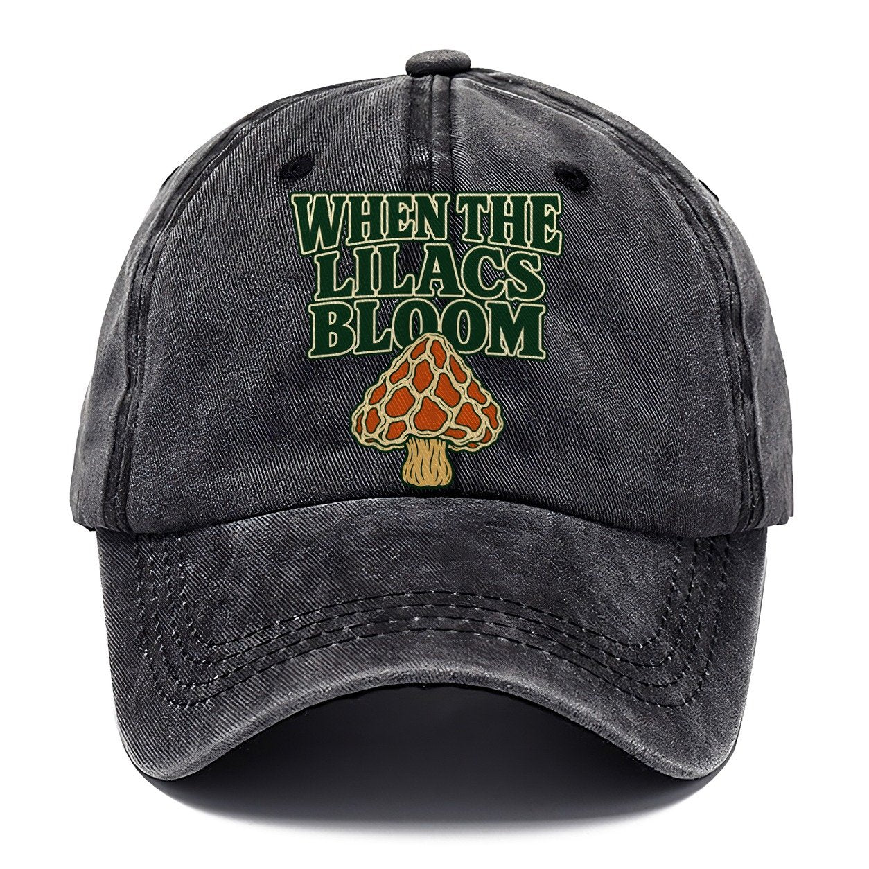 When The Lilacs Bloom Foraging And Mycology Classic Cap – Graphite