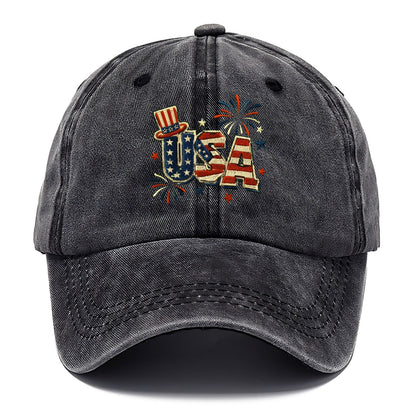 Usa Embroidery Patch Classic Cap – Graphite