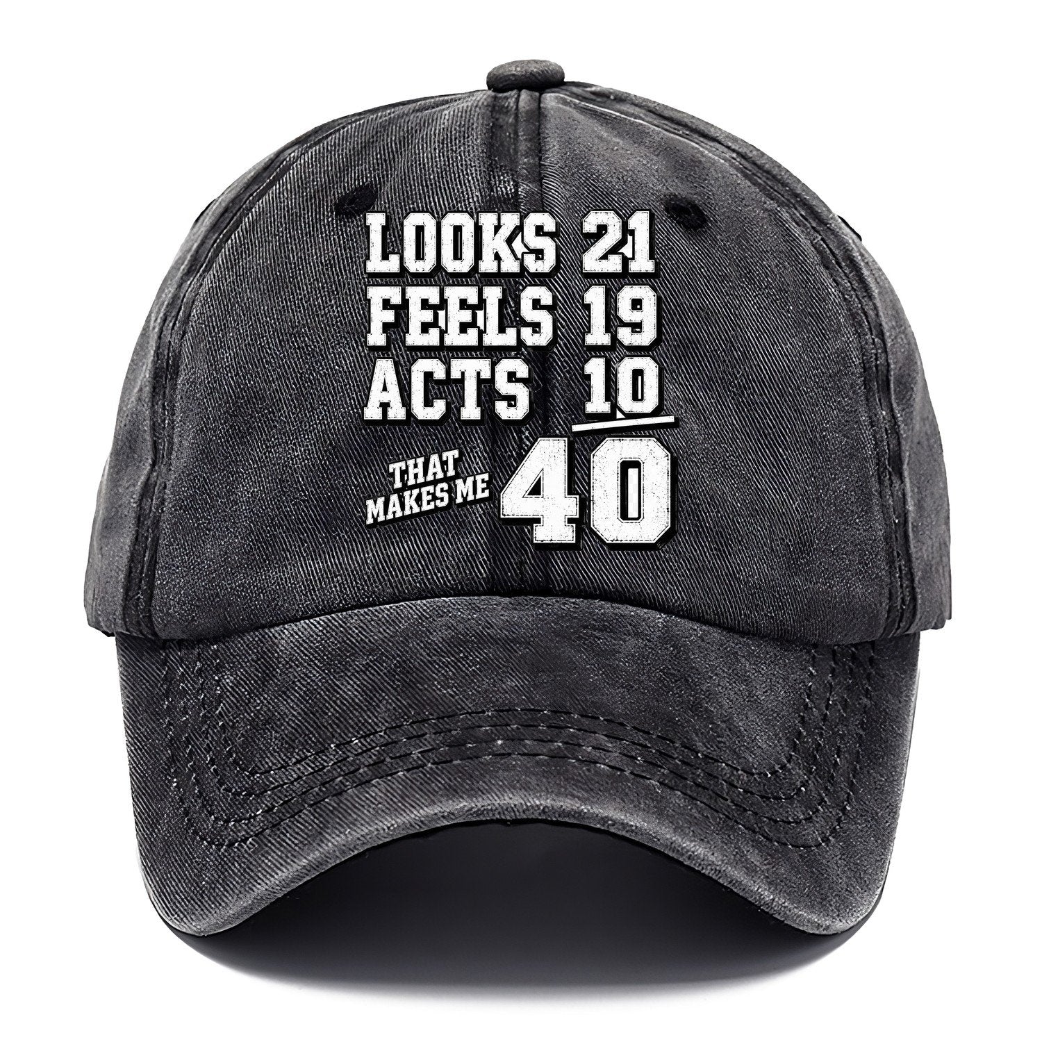 Looks Feels Acts 40 Classic Cap – Graphite