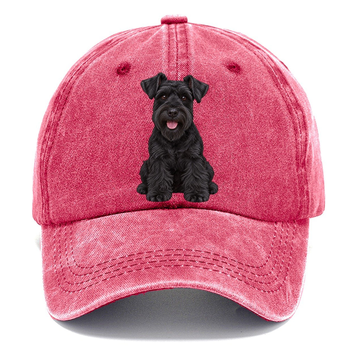 Black Miniature Schnauzer Classic Cap – Pomegranate Blush
