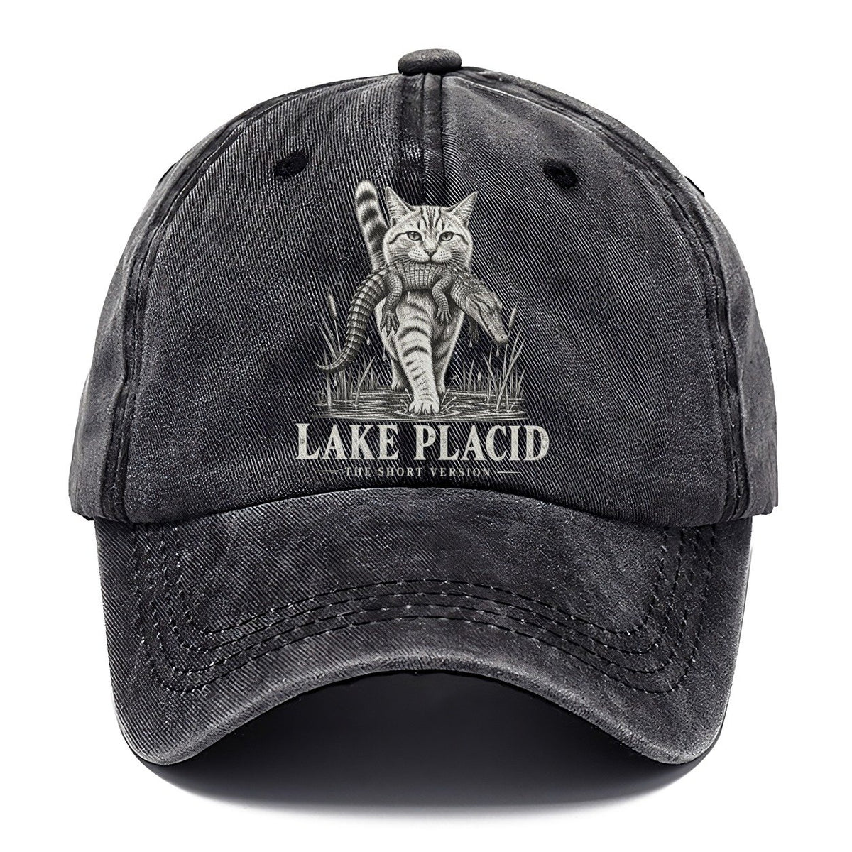 Lake Placid Short Version Cats Classic Cap – Graphite