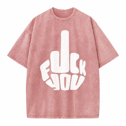 Fuck You Vintage T-shirt – Dusty Rose