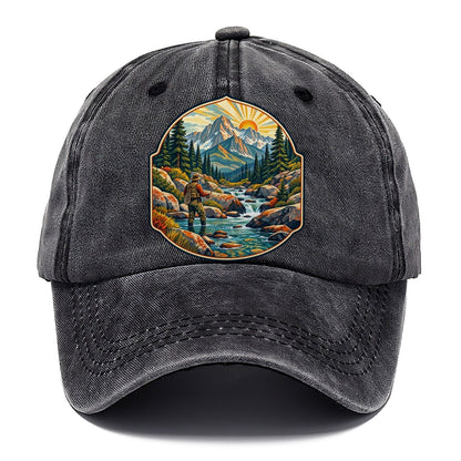 Mountain Creek Headwaters Fishing Club Classic Cap – Graphite