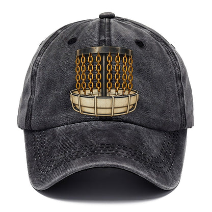 Chain Basket Disc Golf Classic Cap – Graphite
