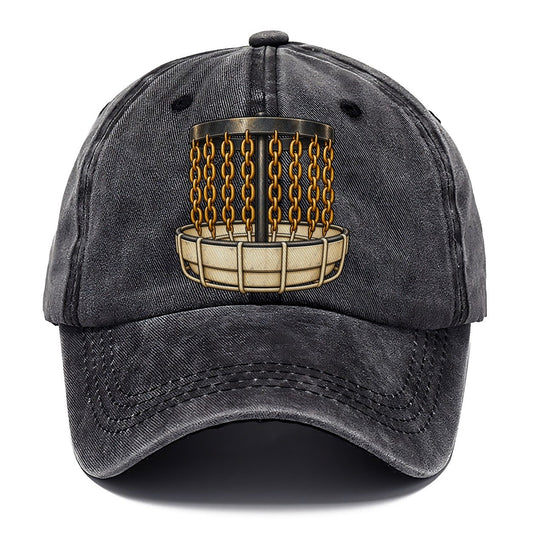 Chain Basket Disc Golf Classic Cap – Graphite