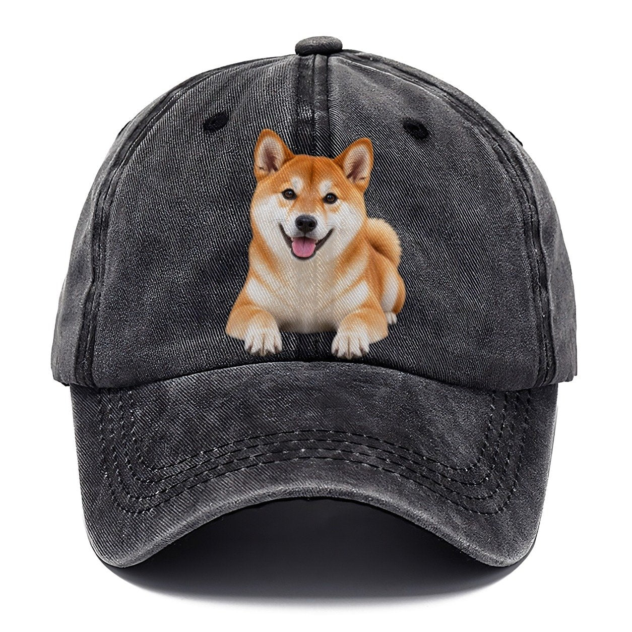 Shiba Inu Lying Down Top Breeds Classic Cap – Graphite