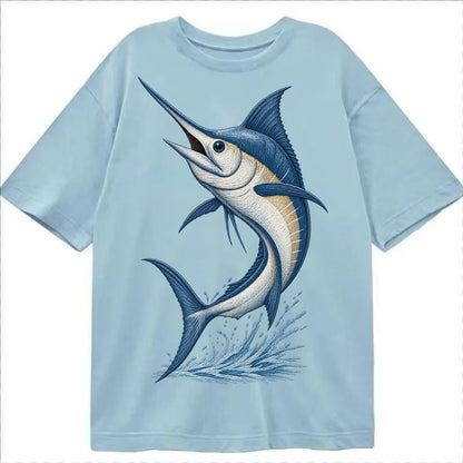 Marlins Majesty Classic T-shirt – Light Blue