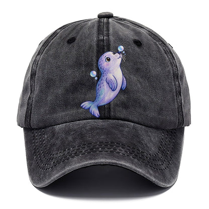 Seal Bubble Snoot Sea Sprite Classic Cap – Graphite