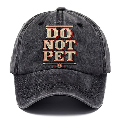 Do Not Pet American Wit Classic Cap – Graphite
