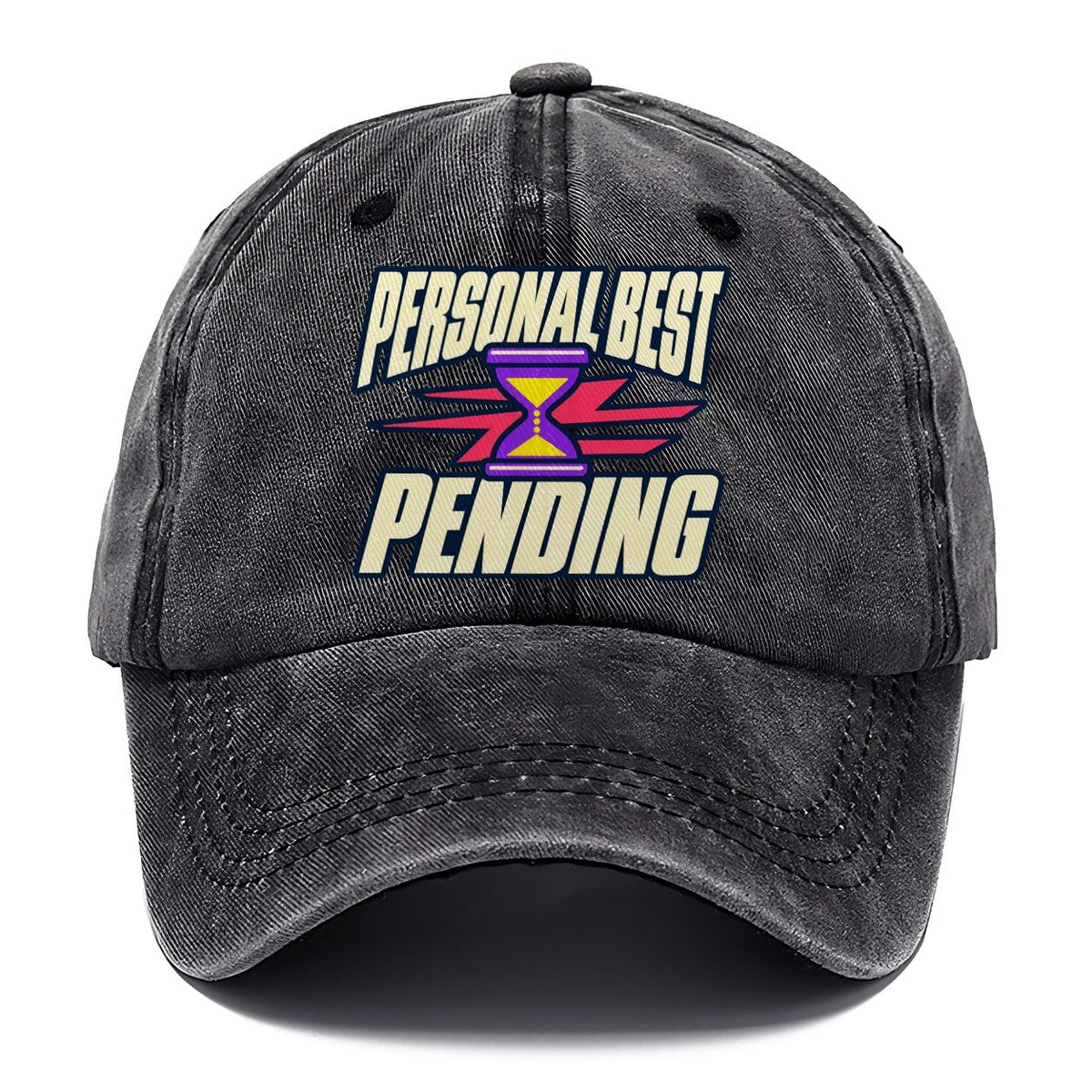 Personal Best Pending 90S Running Clubs Classic Cap – Graphite