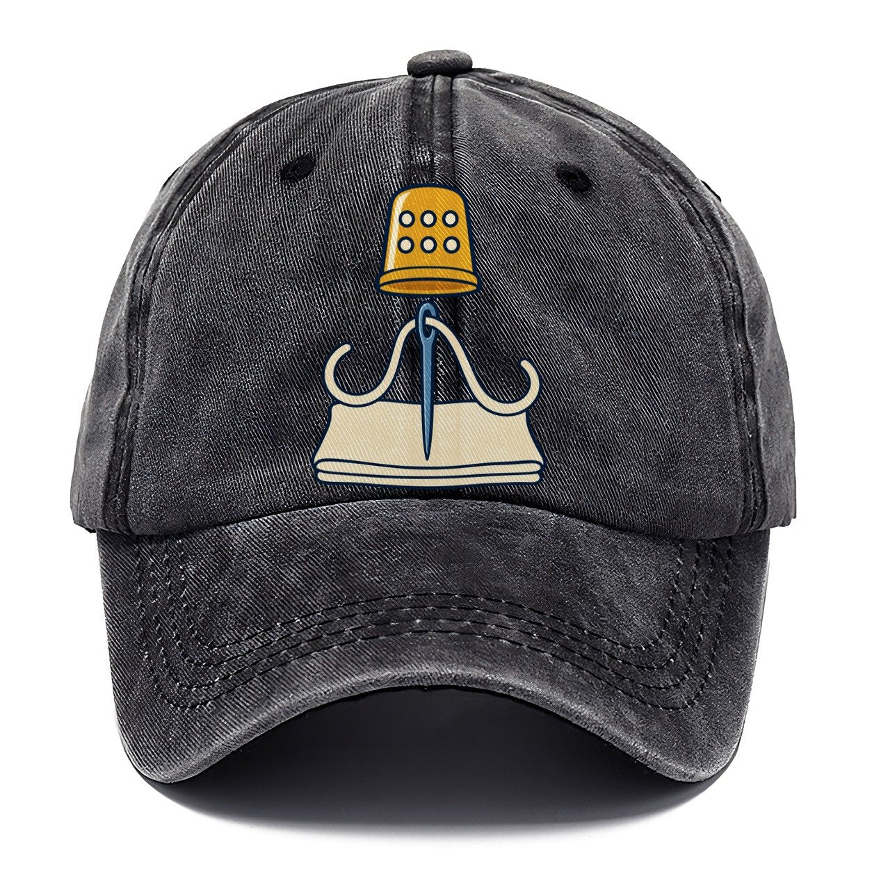 Needle And Thimble Sewing And Quilting Classic Cap – Graphite