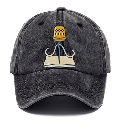 Needle And Thimble Sewing And Quilting Classic Cap – Graphite