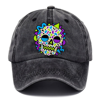 Confetti Skull Crazy Styles Classic Cap – Graphite