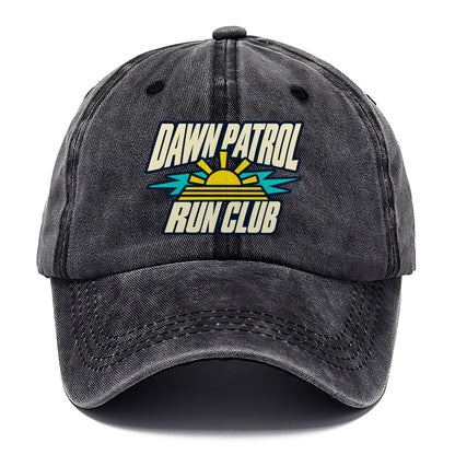 Dawn Patrol Run Club 90S Running Clubs Classic Cap – Graphite